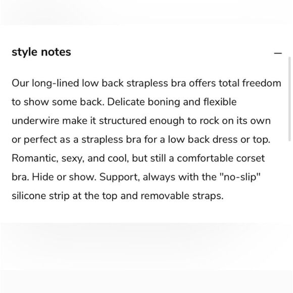 Lively Bra Size 34DD The Low Back Strapless Cream Beige Long Line Boned Bustier - Picture 10 of 16